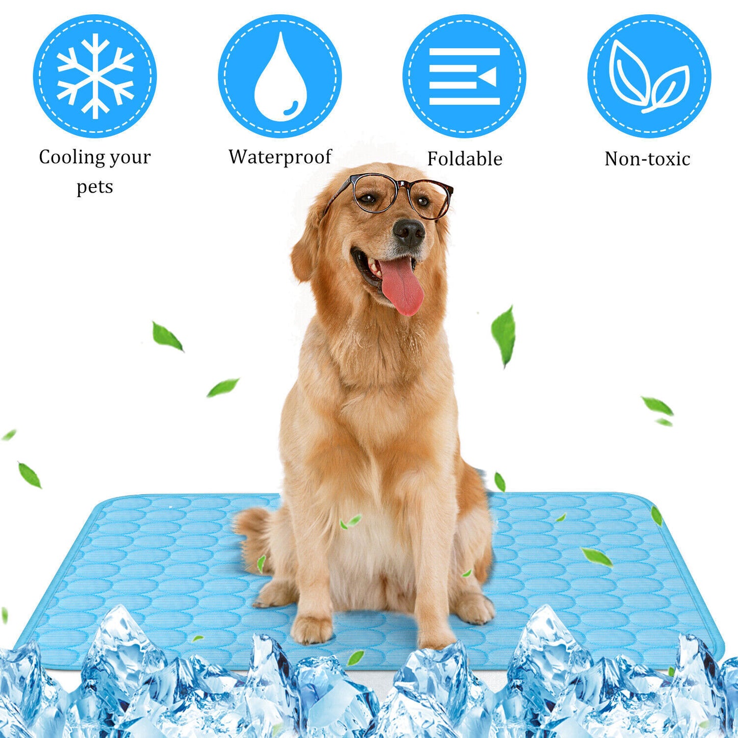 ❄️ Ultimate Pet Cooling Mat – Beat the Heat in Style!