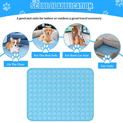 ❄️ Ultimate Pet Cooling Mat – Beat the Heat in Style!