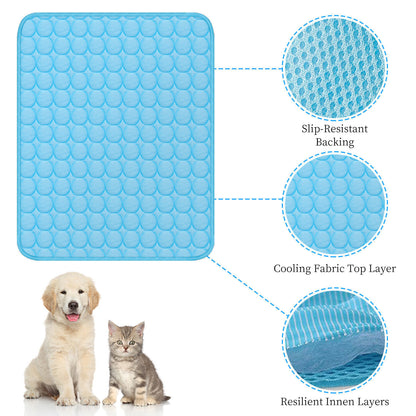 ❄️ Ultimate Pet Cooling Mat – Beat the Heat in Style!