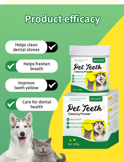 Teeth Cleaning Powder Oral Cleaning Smelly Dog Edible Teeth Cleaning Stone Tooth Cleaning Powder