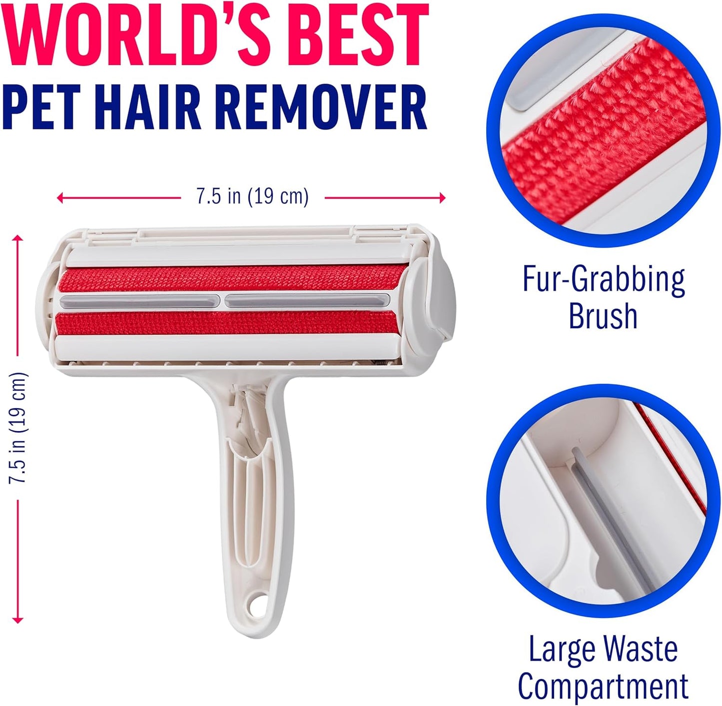 🐾 ChomChom Pet Hair Remover Roller – The Ultimate Fur-Fighting Tool!