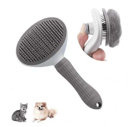 Cat & Dog Brush, Pet Grooming Slicker for Self Cleaning